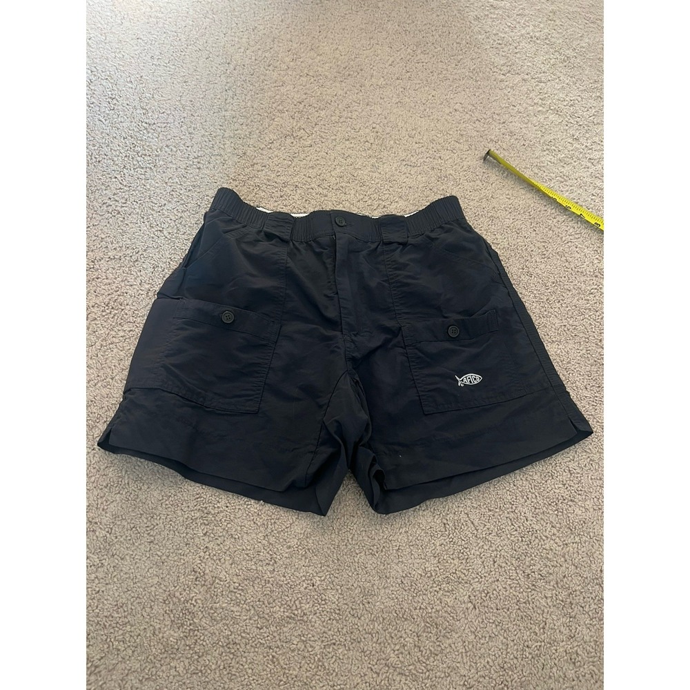 AFTCO Men's Original Fishing Short Black Size 32